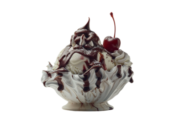 Chocolate, vanilla and strawberry Ice Cream