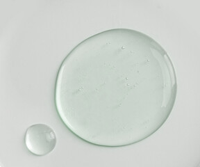 a liquid placed in a space with natural light