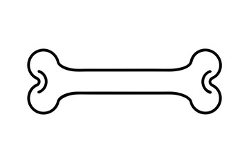 Dog Bone silhouette vector illustration