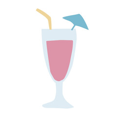 Fresh fruit juice set vector illustration