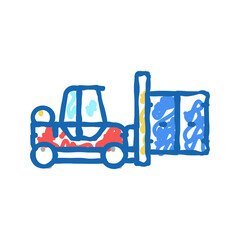 loader port icon doodle illustration