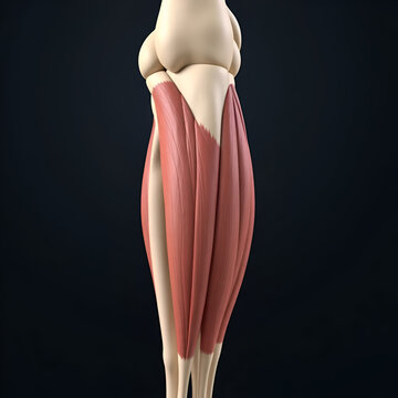 Fibularis longus Muscle Anatomy For Medical Concept 3D