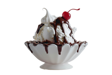 Chocolate, vanilla and strawberry Ice Cream