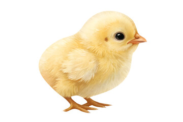 baby chicken isolated on white background Transparent background