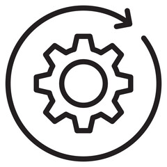 Development icon in vector illustration