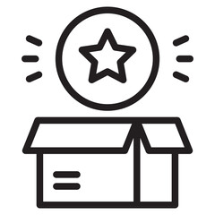 Novelty icon in vector illustration