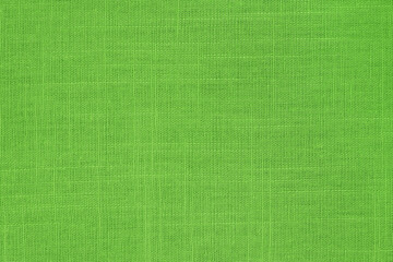 Light green linen fabric texture background, seamless pattern of natural textile.