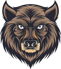 Fototapeta premium lion head vector