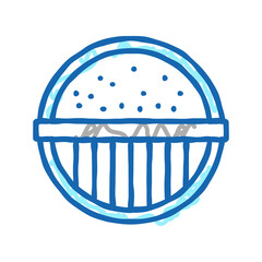 culturing cheese production icon doodle illustration