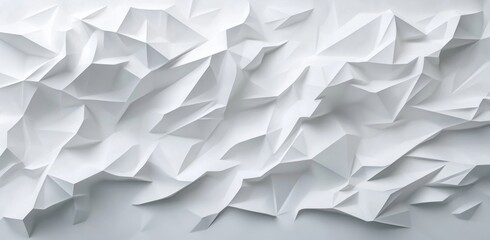 Abstract Geometric Paper Relief