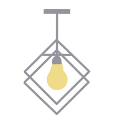 vector illustration of various types of indoor lights