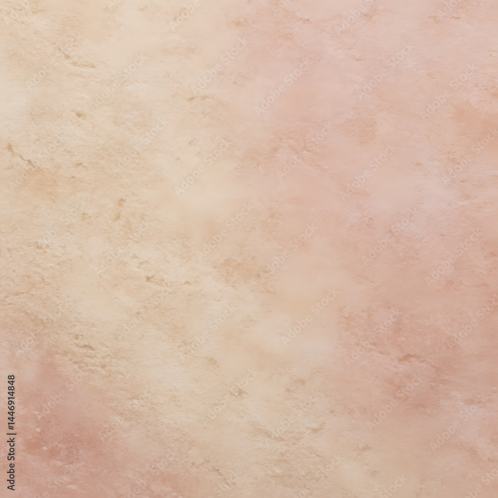 Poster a light pink or peach abstract background with a subtle textured surface, displaying mottled variati
