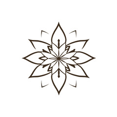 Obraz premium Ornate Floral Mandala Design Element