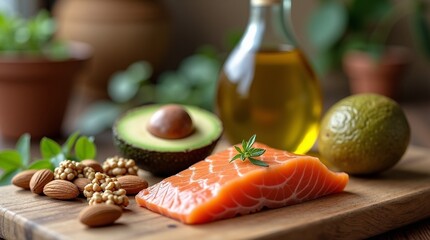 smoked salmon and asparagus food