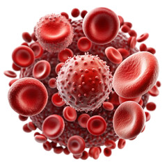 3d rendered illustration of a blood cells