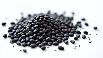 Organic Black Sesame Seeds (Sesamum indicum), Pure and Raw, High in Protein and Antioxidants for Healthy Meals