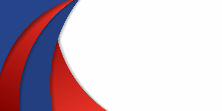 abstract business banner background with red and blue gradient color.eps10
