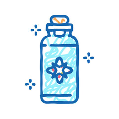 potion boho icon doodle illustration