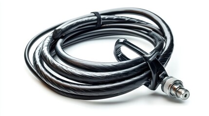 Bike lock isolated on white background