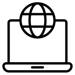 Online shop icon in vector illustration