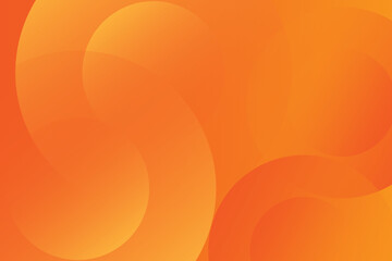 Abstract orange background with circles. Vector illustration eps10