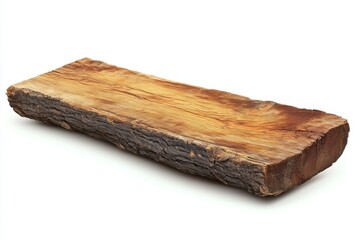 Wooden log slab, natural texture