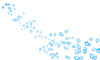 abstract blue background★ネモフィラの可愛らしいフラワーエフェクトの背景壁紙