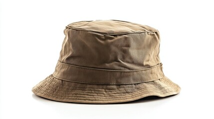 Bucket hat isolated on white background