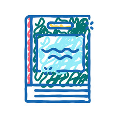 educational books icon doodle illustration