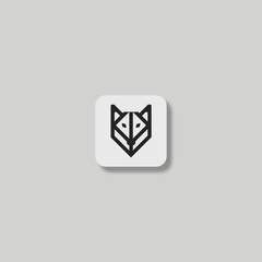 minimalist animal logo icon