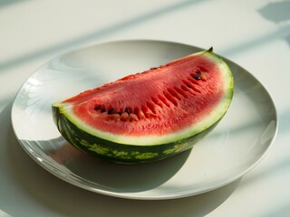 watermelon on a plate