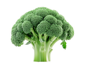 Harvesting fresh broccoli farm food greenhouse isolated on transparent background