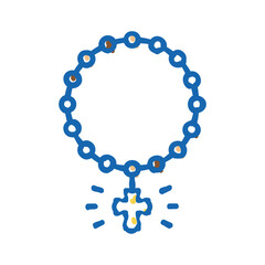 cross christianity icon doodle illustration