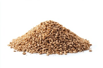 Pile of whole wheat grains