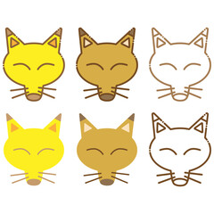 かわいいキツネのイラストセット