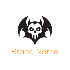 This vector illustration shows a halloween pumpkin icon, a spooky symbol often used in halloween logo designs and art