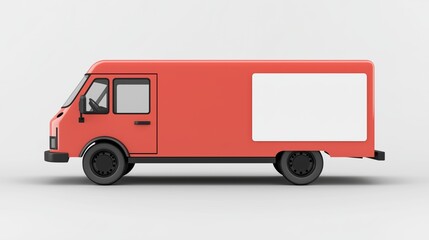 Mockup of a food truck loyalty card, front and back design, blank white surface with placeholders for stamps or QR codes, minimal layout, isolated on white background 