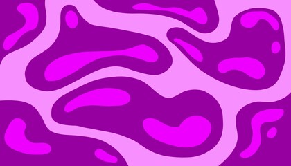 Abstract background seamless pattern with blob shapes and texture. Modern graphic print with liquid organic shapes, bright paint splashes and spots. Trendy summer pattern, vector illustration 