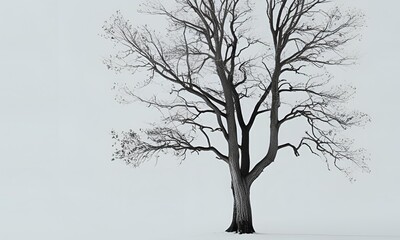 silhouette of a tree
