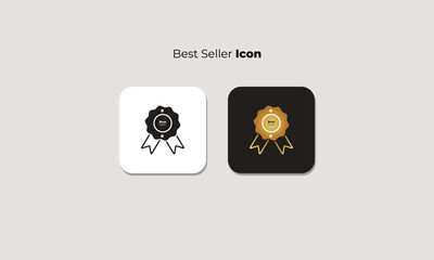 Vector Best Seller Medal Badge