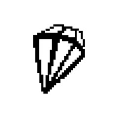 Fototapeta premium pixel diamond icon