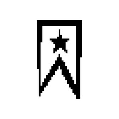 pixel favorite mark icon