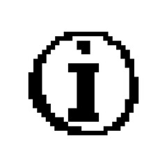 pixelate information mark icon