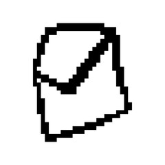 pixelate envelope icon