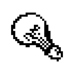 pixelate lamp icon