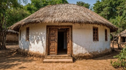 old house in the village