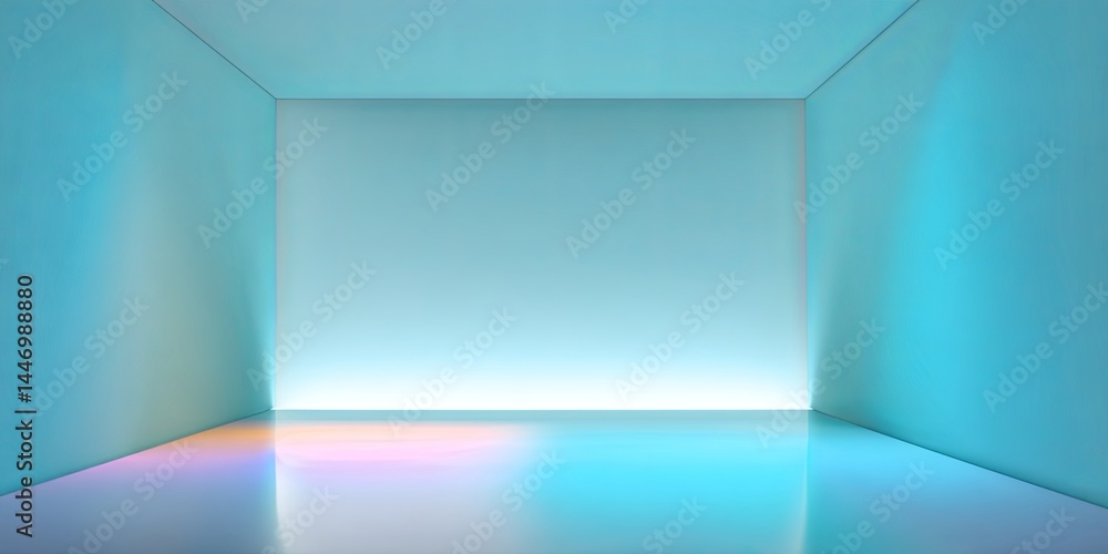 Leinwandbilder minimalist empty background with subtle gradients perfect for displaying products, text, or artwork 