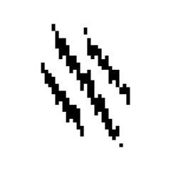 pixelate claw mark icon