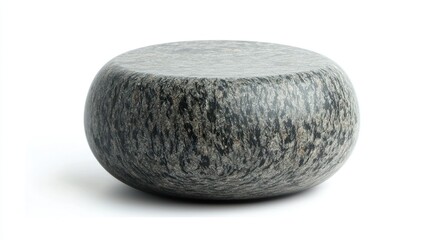 Fototapeta premium Curling stone isolated on white background