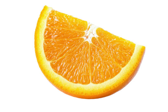 Vivid citrus fruit slice, highlighting the interior segments and the vibrant hue.